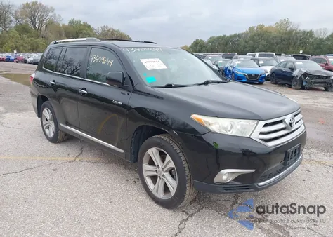 2013 Toyota Highlander Limited V6 from USA, damaged, VIN 5TDDK3EH1DS209620